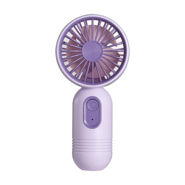 1pc Mini Portable Fan - Usb Rechargeable - Compact Handheld Fan For Men Women