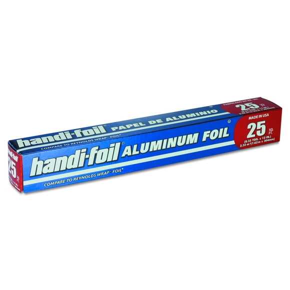 Rollo de papel de aluminio Handi-Foil of America 1225, 3,6 m x 7,6 m