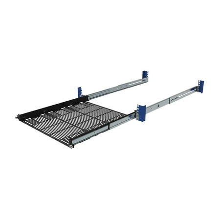 RackSolutions 1U Light Duty Sliding Laptop Shelf 18" Depth - Ideal for Server Racks