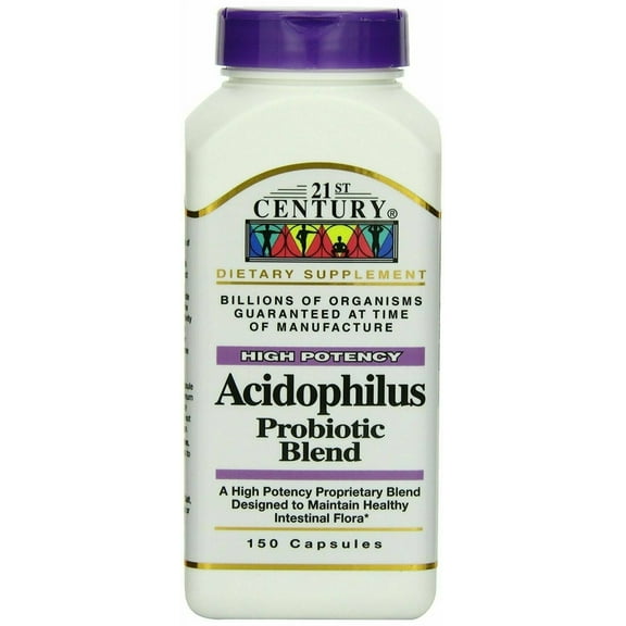 21St Century Acidophilus Probiotic Blend Capsules, 150 Ct, 6-Pack