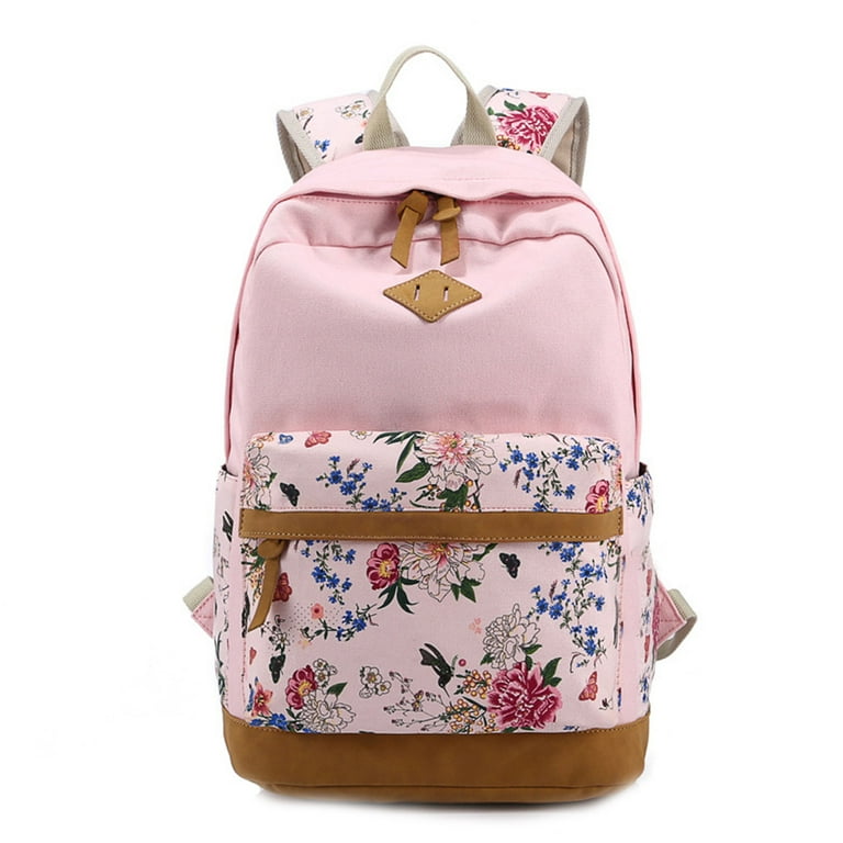 Floral canvas backpack hotsell