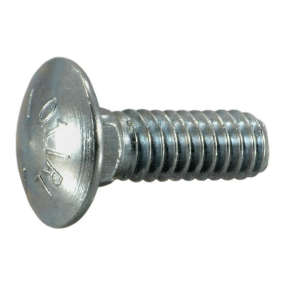 1/4"-20 x 3/4" Zinc Grade 5 Carriage Bolts (100 pcs.)