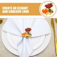 thumbnail image 3 of 4pcs Napkin Buckle Pumpkin Napkin Holders Banquet Napkin Rings Table Decorative Tissue Rings Serviette Buckle For Thanksgiving Dinner Fall Decor, 3 of 8