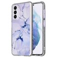 thumbnail image 1 of For Samsung Galaxy S22 Ultra 5G Glazed Marble Pattern TPU + Acrylic Phone Case, 1 of 5