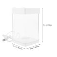 thumbnail image 2 of DECORNIJIA Betta Fish Tanks Plastic Aquarium Fish Tank Bowl with Lighting for Office 1Set, 2 of 8