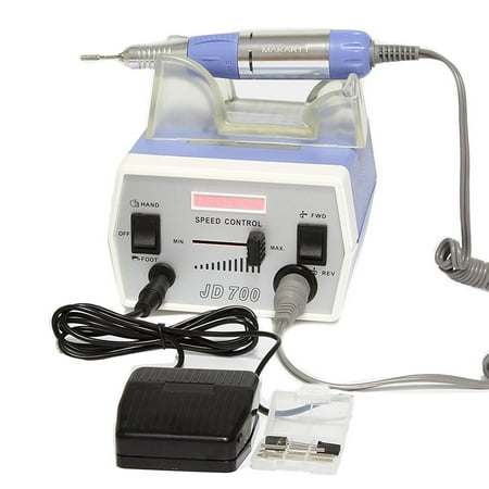 MAKARTT Electric Nail Drill Machine  Powerful 30000RPM 35W Manicure Pedicure File with Foot Pedal Acrylic Bits