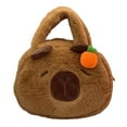 thumbnail image 2 of Milageto Capybara Handbag Clothing Accessories Gifts Fashionable Plush Toy Bag Funny Cute Style C, 2 of 8