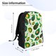 thumbnail image 4 of Fotbe Green Avocado Mochila de Viaje para Laptop, Mochila Ejecutiva Delgada y Resistente 15.6", 4 of 8