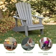 thumbnail image 3 of Lifetime Polystyrene Outdoor Adirondack Chair, Gray (60204), 3 of 11
