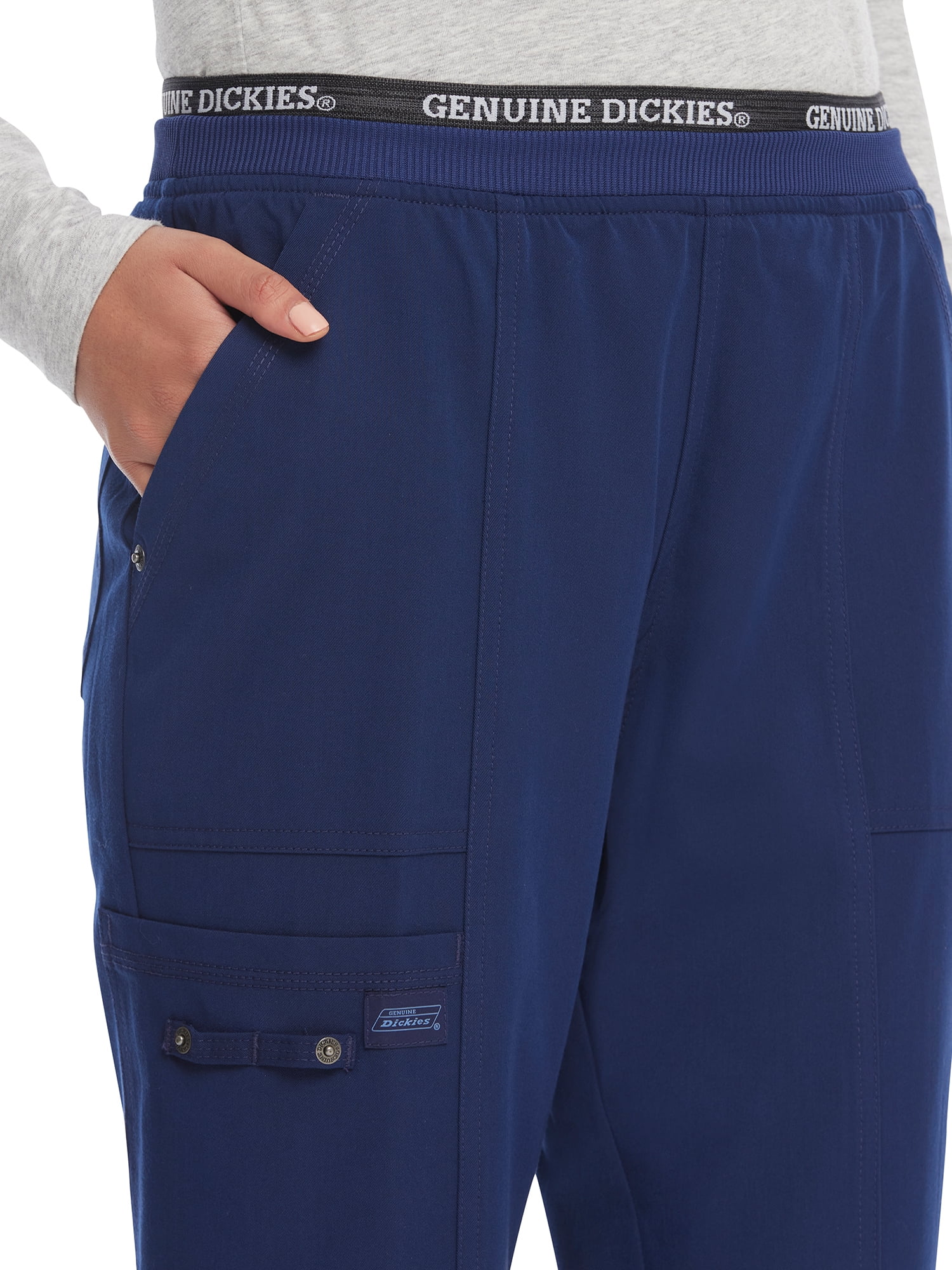 Genuine Dickies Women's Stretch Twill High-Waisted Pull-On Scrub Pant,  WM12P112 