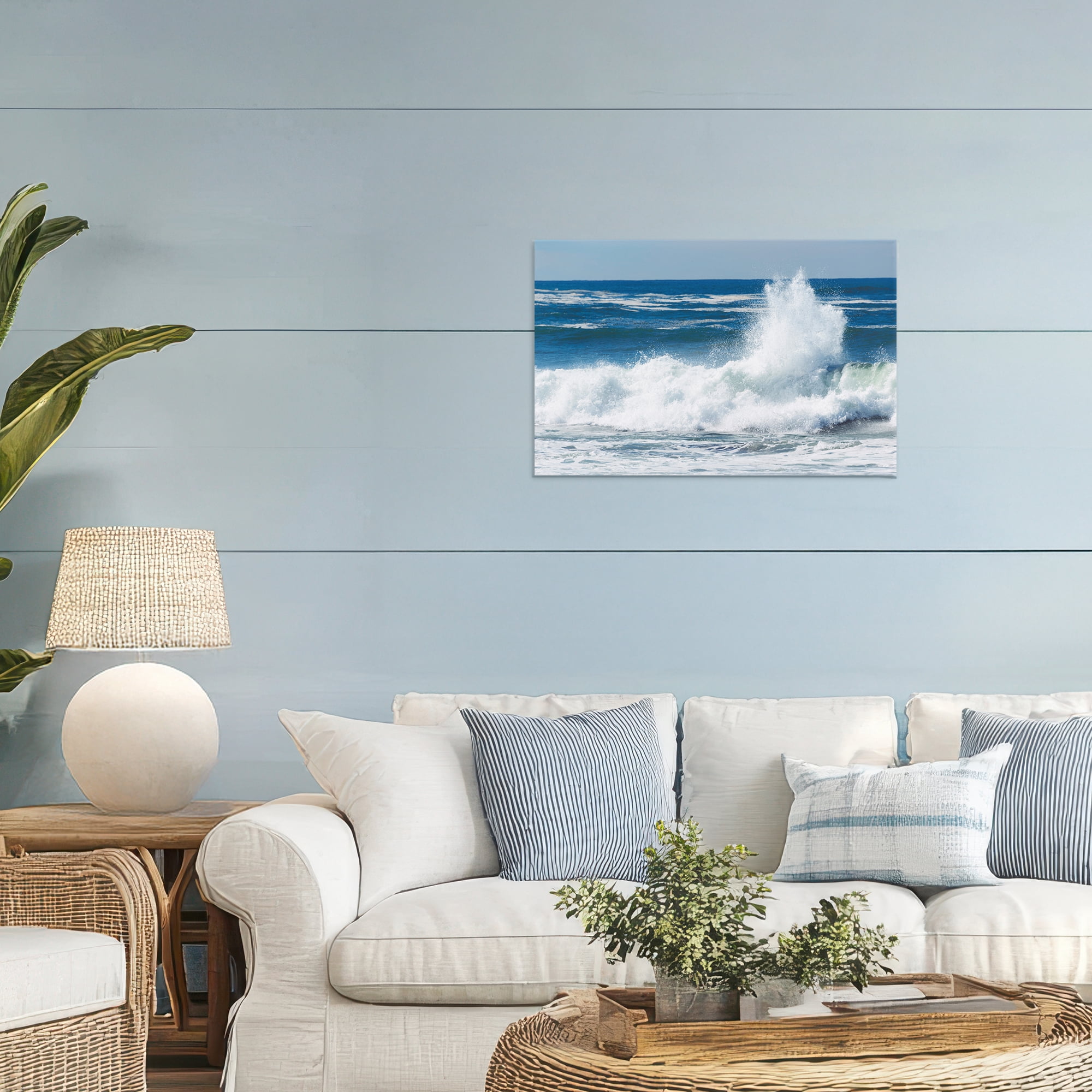 Stupell Industries Crashing Waves Splash Canvas Wall Art, design by JLM Photographs