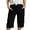 Black, variant on Girls High Withed White Space Pocket Pants for Kids with Comfortable Fit Solid Color Casual Trousers for Girls Girls Tan Pants Kids Fall Clothes Girls 12 Girl Clothes Tween Girls Clothes