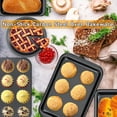 thumbnail image 3 of Juego de 5 Utensilios Antiadherentes para Hornear: Moldes Redondos/Cuadrados para Pasteles, Muffins, Pan, Asadores y Bandejas para Hornear., 3 of 5