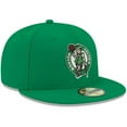 thumbnail image 3 of Men's New Era Kelly Green Boston Celtics Official Team Color 59FIFTY Fitted Hat, 3 of 6