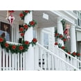 thumbnail image 4 of RECUTMS 10 Pcs Christmas Glitter Poinsettia Faux Flowers Christmas Flowers Decorations Wedding Xmas Tree New Year Ornaments (Red), 4 of 7
