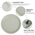 thumbnail image 5 of PTOOTP Flowerpot Tray with Wheels White PP Material for Indoor and Outdoor Home Use, 5 of 6