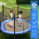 thumbnail image 3 of SereneLife Trampolín Brincolin Exterior de 3.65Mts para Niños y Adultos, Trampolín Resistente Certificado por ASTM para el Jardín con Postes de Seguridad, Red de Protección y Estructura Anticorrosiva, 3 of 5