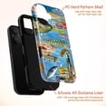 thumbnail image 4 of Vintage Fish Collage Phone Case, Retro Ocean Illustration iPhone Cover, Artistic Marine Protective Case for iPhone 17 16 15 14 13 12 11 Plus Pro Max Mini, 4 of 6