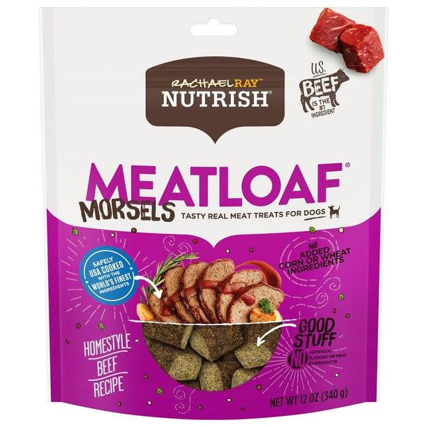 Rachael Ray Nutrish Meatloaf Morsels Dog Treats, Homestyle Beef Recipe ...