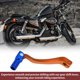 thumbnail image 5 of Palanca de cambio de motocicleta plegable para Kayo T6, aleación de aluminio, palanca de cambio naranja cabeza azul, 5 of 6