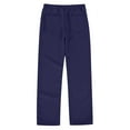 thumbnail image 5 of School Pants for Boys Straight Pants with Pockets Pull On Chino Pants Stretch Pants Navy Blue Dress Pants for Boys Back to School Outfits Teen Boys Pants 11-12 Years, 5 of 6