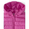 thumbnail image 3 of The Children's Place Girls Long Sleeve Hooded Puffer Jacket, Sizes XS-XXL, 3 of 3