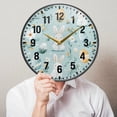 thumbnail image 6 of Yayeee Wall Clock Battery Operated 11.9" Silent Quartz Non-Ticking for Living Room Decor, Floral Easter, 6 of 8