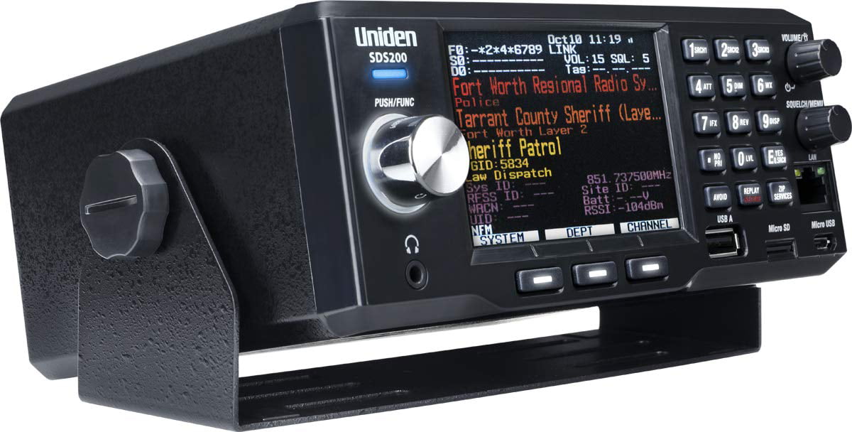 Uniden SDS200 Advanced X Base/Mobile Digital Scanner, Incorporates The Latest True I/Q Receiver Technology, Best Performance in The Industry -