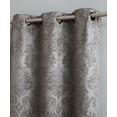 thumbnail image 6 of Warm Home Designs 1 Pair of 54 x 84 Light Grey Blackout Curtains with Embossed Textured Damask Pattern. EV Grey 2x54x84, 6 of 6