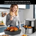 thumbnail image 4 of 9-Inch Large Square  Air Fryer Liners for  AF141 AF181 AF142 Cosori 6QT, 2   Pot Baking Accessories for , , ,  Tray Insert 5-8QT, 4 of 6