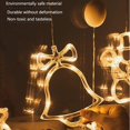 thumbnail image 5 of LED Christmas Hanging Window Light with Suction Cup Battery Operated Christmas Lights Indoor Outdoor Xmas Tree Fireplace Home Party Decoration (Star), 5 of 6