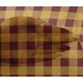 thumbnail image 4 of oneOone Viscose Chiffon Maroon Fabric Gingham Check Craft Projects Decor Fabric Printed By The Yard 42 Inch Wide, 4 of 4