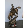thumbnail image 3 of Nifao Giant mountain man Remington Replica bronze statue – Outdoor Garden Decor Sculpture, 37"L x 13"W x 54"H, 3 of 11