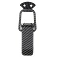 thumbnail image 1 of JIAHAOO Carbon Fiber Quick Release Fastener for All Vehicles Spring Loaded Billet Clamp Universal Fit, 1 of 7