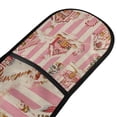 thumbnail image 4 of Yayeee Double Oven Mitt Kitchen Heat Resistant Baking 35" x7" Quilted Glove, Beige Gingerbread Houses, 4 of 6