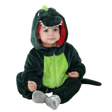 

Ca Toddler s Dinosaur Costume Kids Cute Hooded Onesie Animal Costume Halloween_s