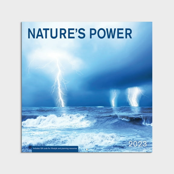 2023-12 Month Calendar-Natures Power-12x12 Hanging Wall Calendar by DaySpring