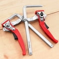 thumbnail image 4 of Quick Ratchet Guide Rail Clamp, Greater Clamping Force Track Saw Guide Rail Clamp With ABS Pad For Woodworking, 4 of 8