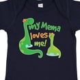 thumbnail image 4 of Inktastic My Mema Loves Me Grandson Dinosaur Boys Baby Bodysuit, 4 of 5