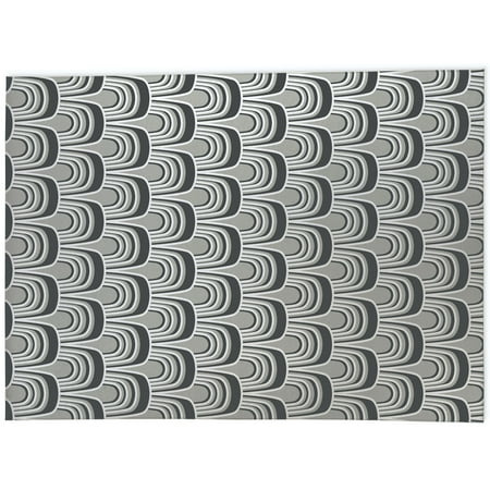 

Gertie Charcoal Kitchen Mat by Kavka Designs
