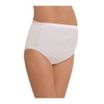 thumbnail image 2 of NBB Women's Adjustable Maternity high cut 100% Cotton underwear Brief (White, Medium), 2 of 3