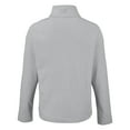 thumbnail image 3 of Women's Cutter & Buck Gray Duke Blue Devils Hunts Point Eco Fleece Recycled Half-Snap Pullover Sweatshirt, 3 of 3