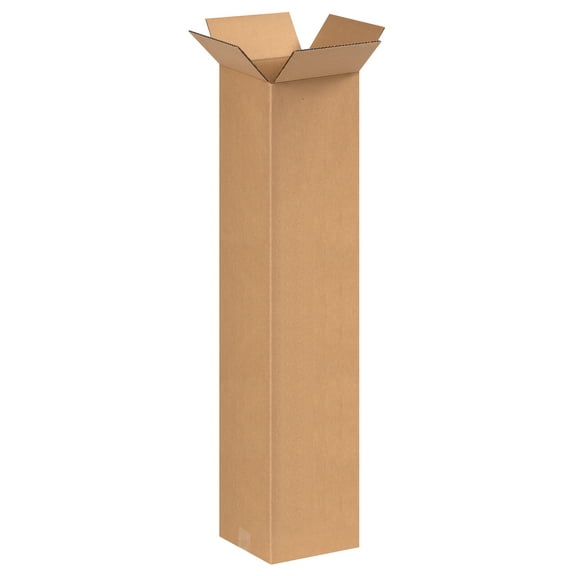Box Partners Tall Corrugated Bxs,8x8x36,Kraft,25/BDL - BXP 8836
