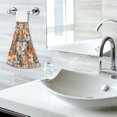 thumbnail image 5 of Yayeee Kitchen Hanging Hand Towels Set of 2 with Loop Bathroom Absorbent Tie Towel, Rustic Floral, 5 of 7