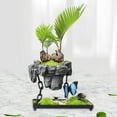thumbnail image 2 of Almencla Table de Plantes en Pot Carrée avec Rocaille, 2 of 8