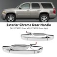 thumbnail image 4 of Poignée de Porte Extérieure Chromée ABS Poignée de Porte Extérieure en Plastique Automobile pour 1500 2007-2013 Set de 2pcs, 4 of 7