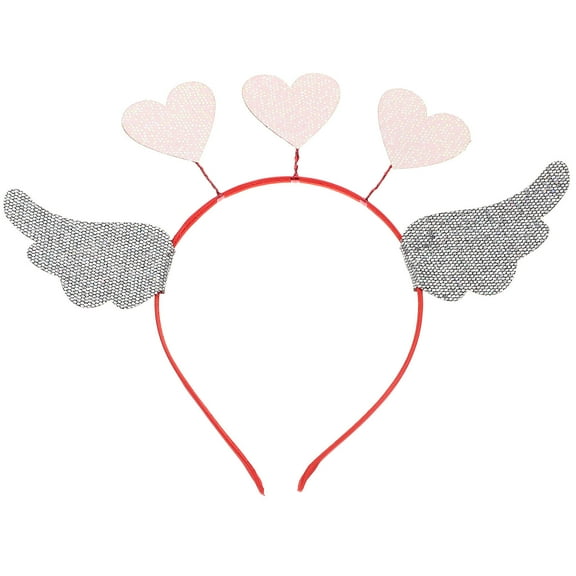 KAKOWELY 1Pcs Valentine Day Headdress With Heart Shape For Women Party Decorations