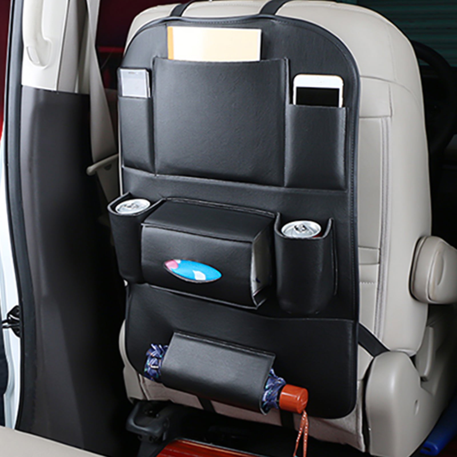 Car Seat Back Organizer,Car Storage Bag Seat Hanging Rear Seat Storage Bag,Backseat Car Organizer,Travel Accessories