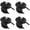 Black 4PCS, variant on 1PC Baby Wig Natrual Black Baby Wigs For Girls Baby Girl Headbands With High Temperature Silk Headband With Head Buckle For COS Hair Accessories, 18X10 CM, Black 1PCS