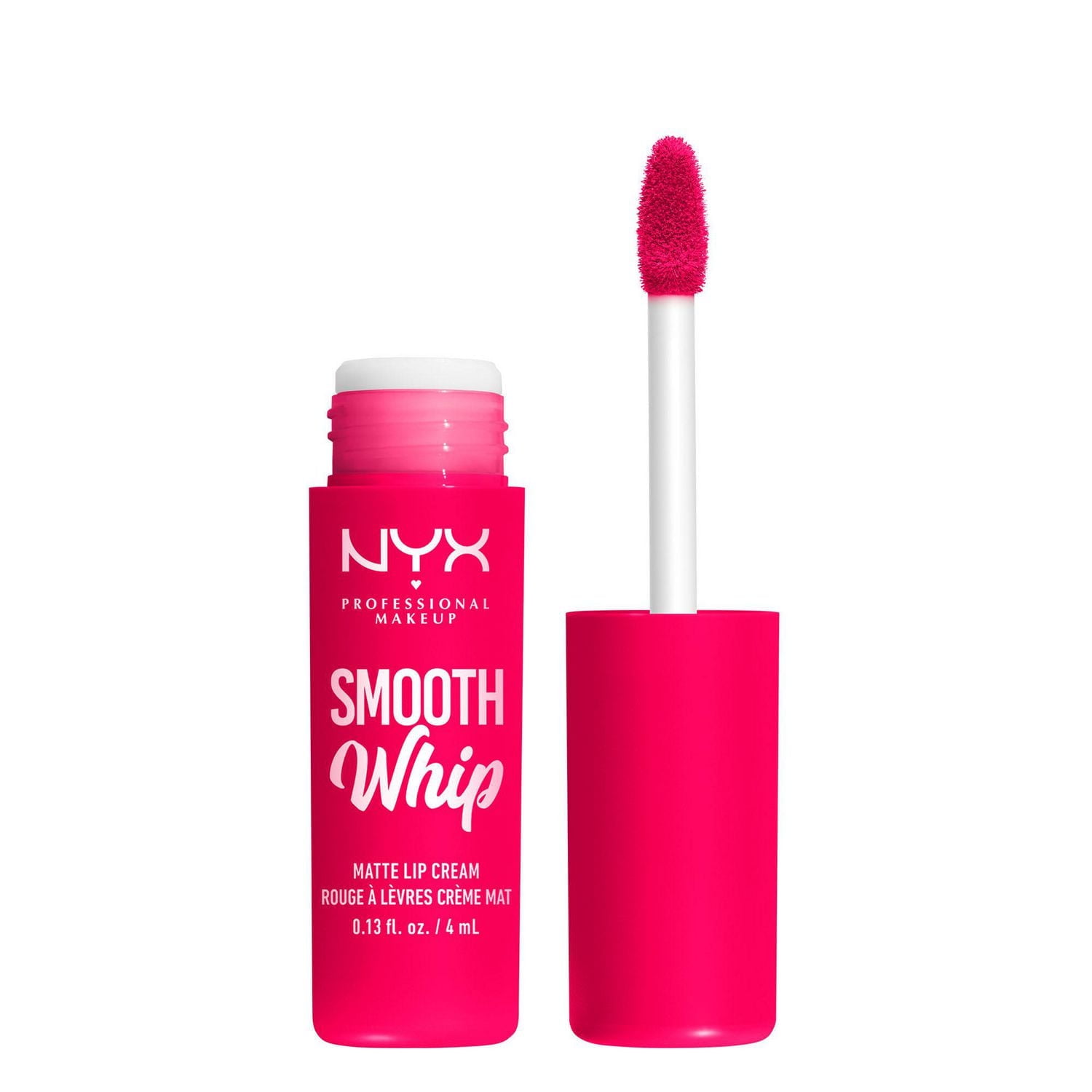 NYX PROFESSIONAL MAKEUP, Smooth Whip, Matte Lip Cream, Shea + cocoa butter, Vegan Formula, 4ml, Ultra-Smooth Lip Cream